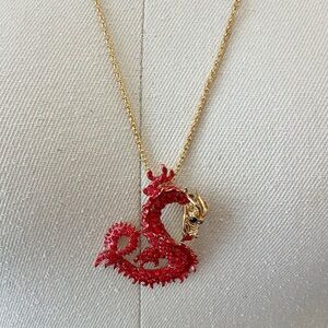 Red dragon necklace